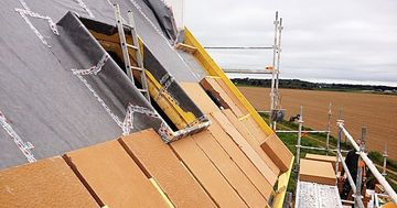 isolation thermique par l'extérieur ITE de toiture par notre couvreur 14